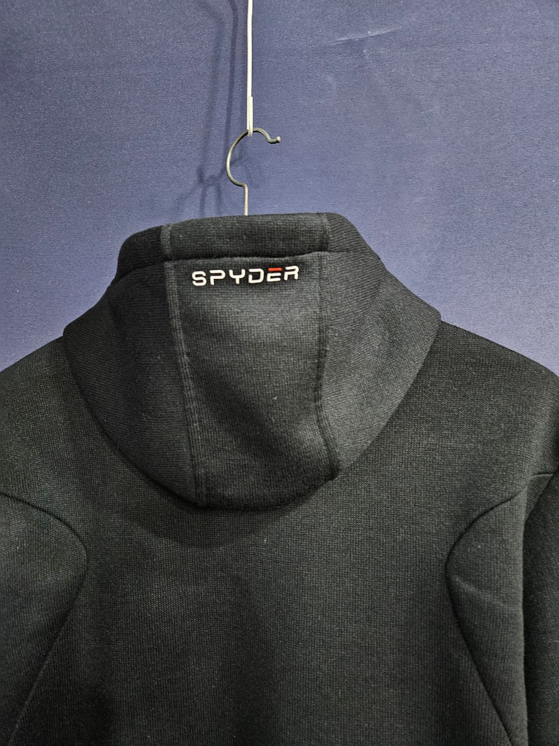 스파이더 프린팅 블랙 남성 110 기모 후드집업  상품이미지9