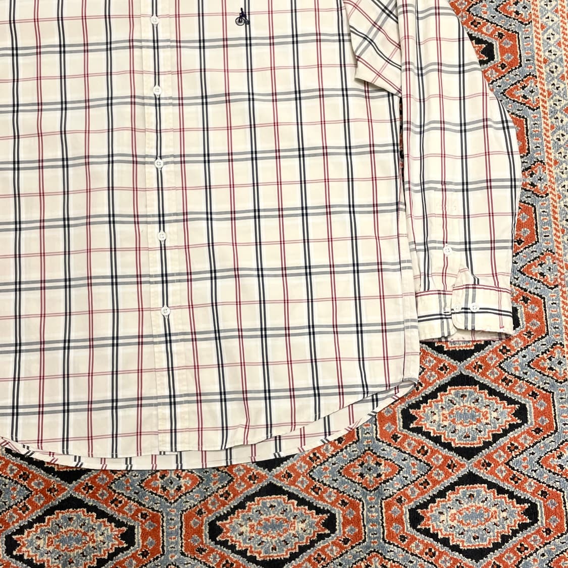 빈폴 베이지 체크 셔츠 남성105 상품이미지3