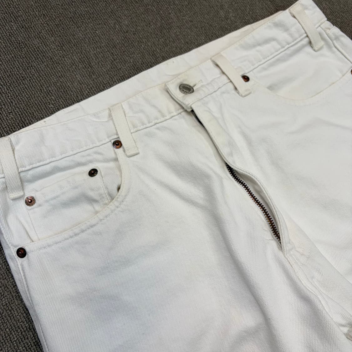 90s levis 503 - 0351 리바이스 화이트 데님  상품이미지2