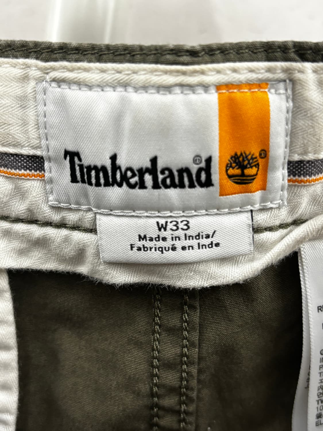 팀버랜드 카키색 카고 팬츠 W33 상품이미지4