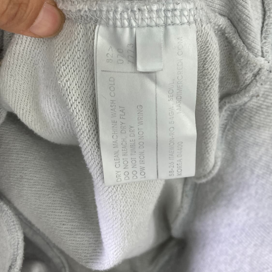 마르디메크르디 여성맨투맨 F 영구제  상품이미지5