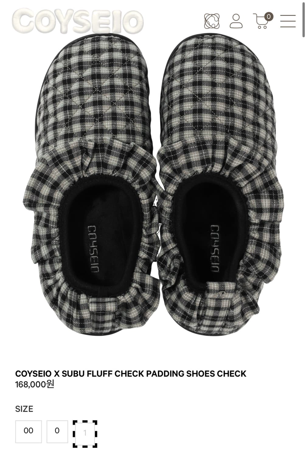 코이세이오 스부 패딩 슈즈 상품이미지1