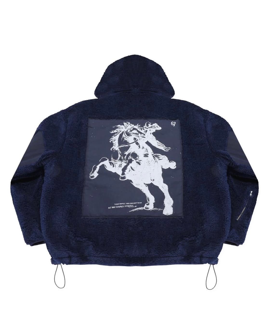 [OS] MJD WAS MW 셔링 후드 자켓 네이비 상품이미지1