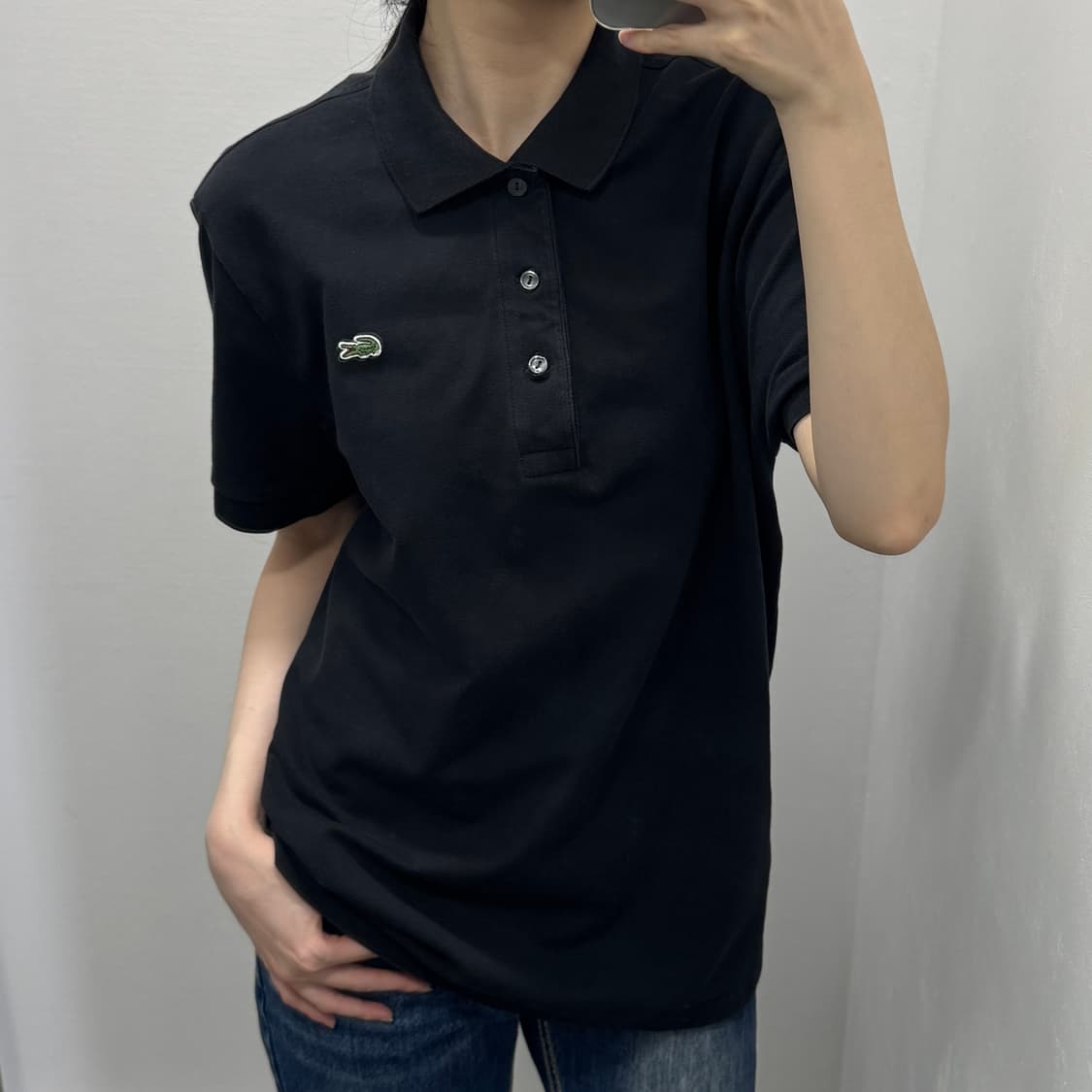 라코스테 블랙 pk 티셔츠 상품이미지3