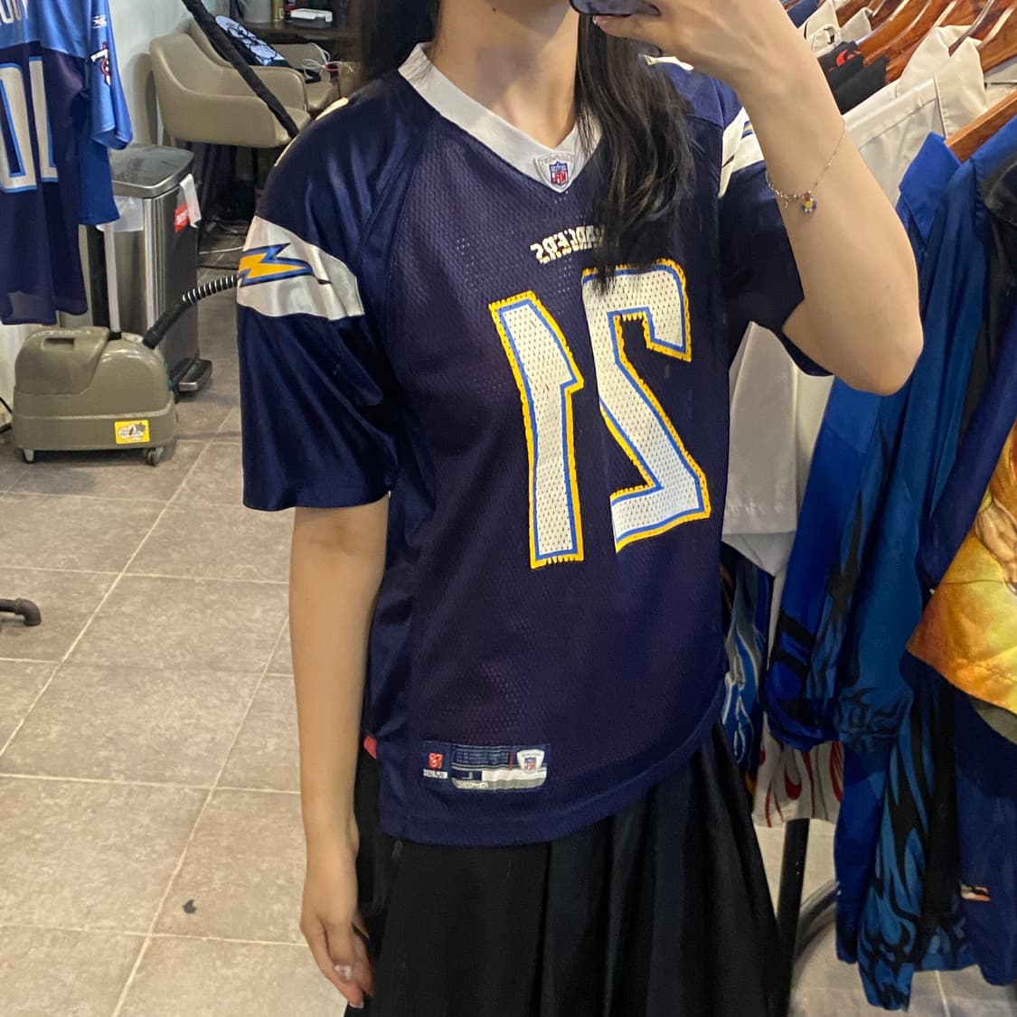 [NO.9] NFL 풋볼 져지 반팔티 네이비 상품이미지3