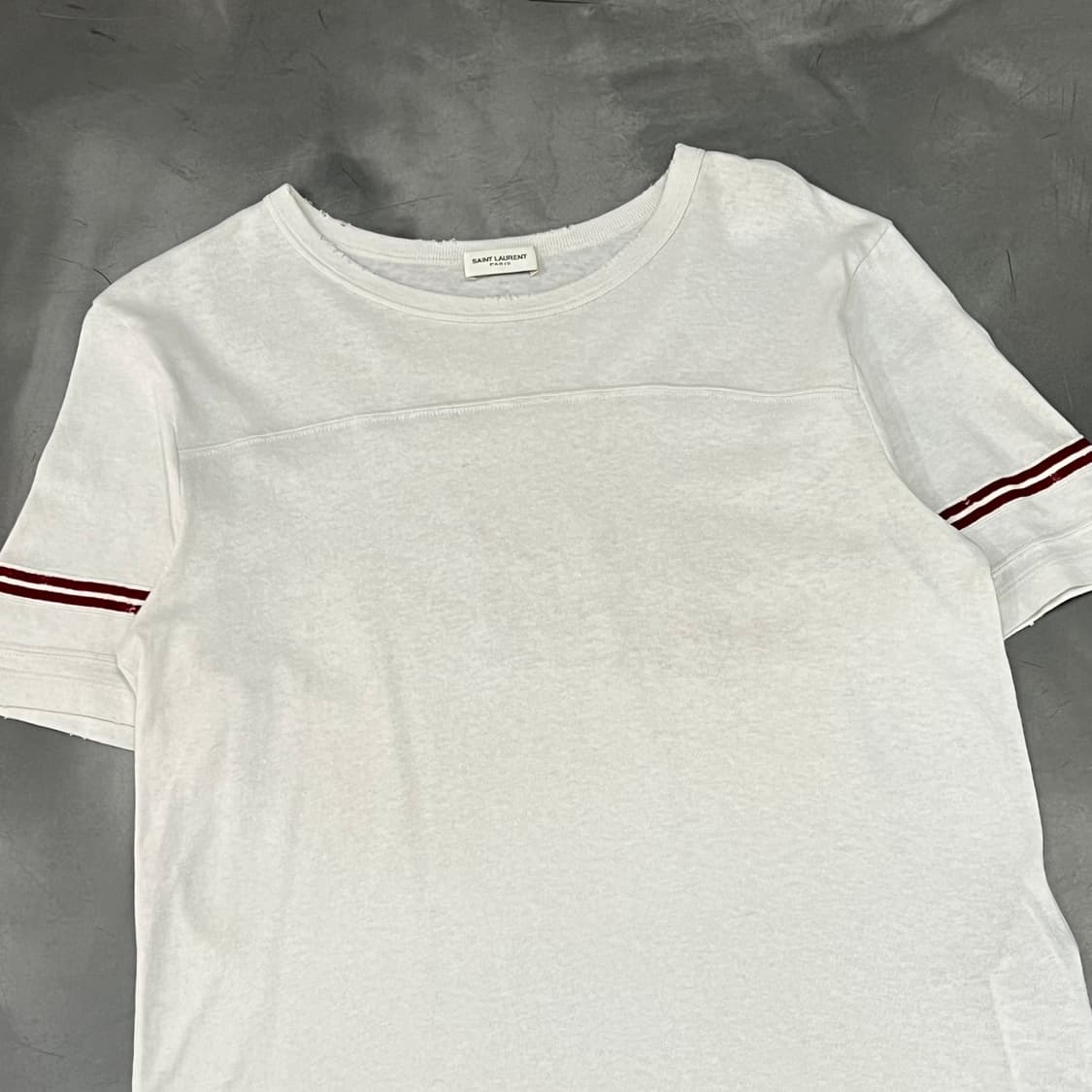  생로랑 디스트로이드 반팔티 +명품감정서 y16045 상품이미지3