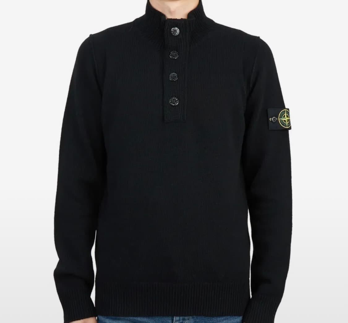 스톤아일랜드 반집업 니트 L 5회착 미만 상품이미지1