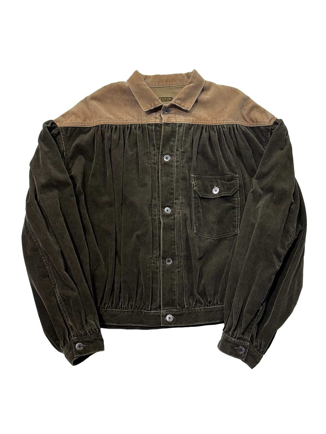 캐피탈 코듀로이 2Tone 집시 자켓 브라운 상품이미지1