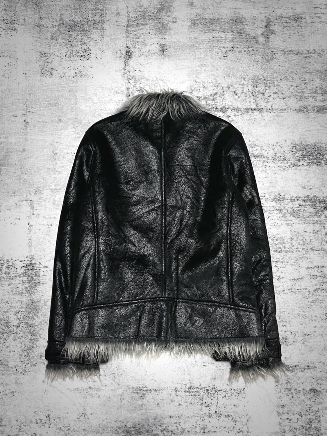 (semantic design) 00s fur leather jacket 상품이미지6
