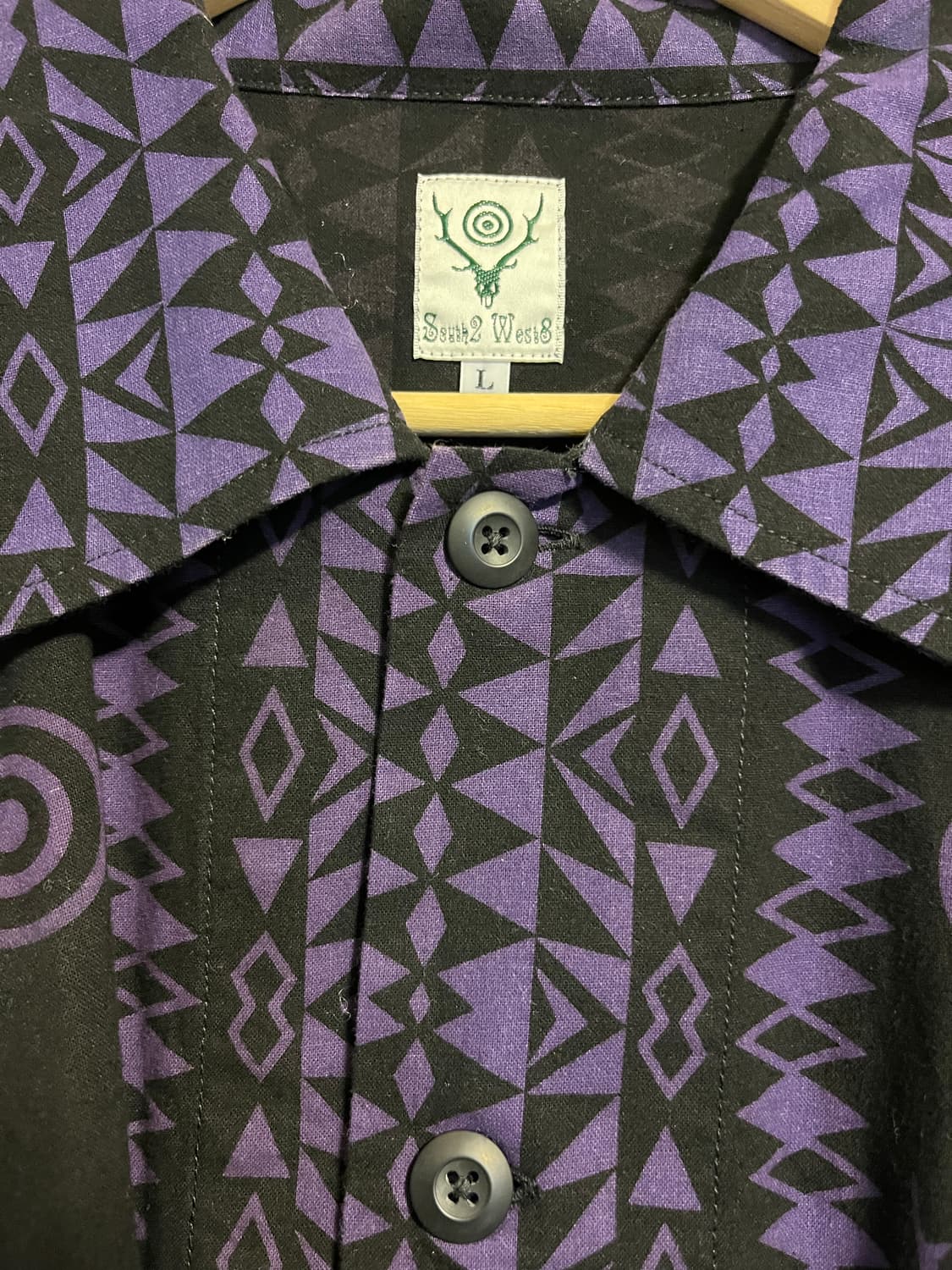 (새상품) south2 west8 플란넬 헌팅셔츠 상품이미지4