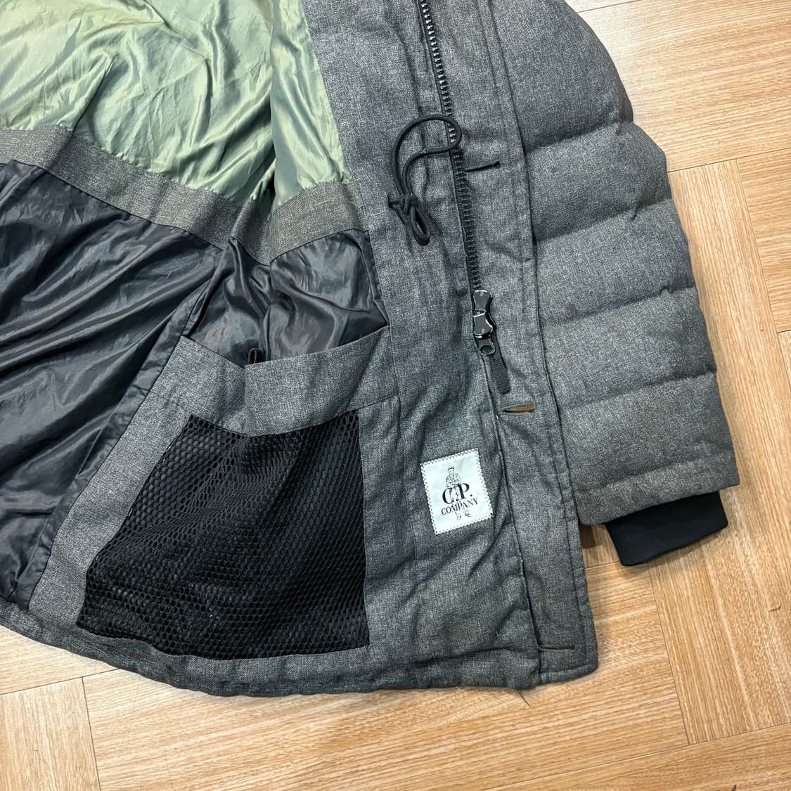 씨피컴퍼니 울 후디 노르지 고글 다운 파카 상품이미지9