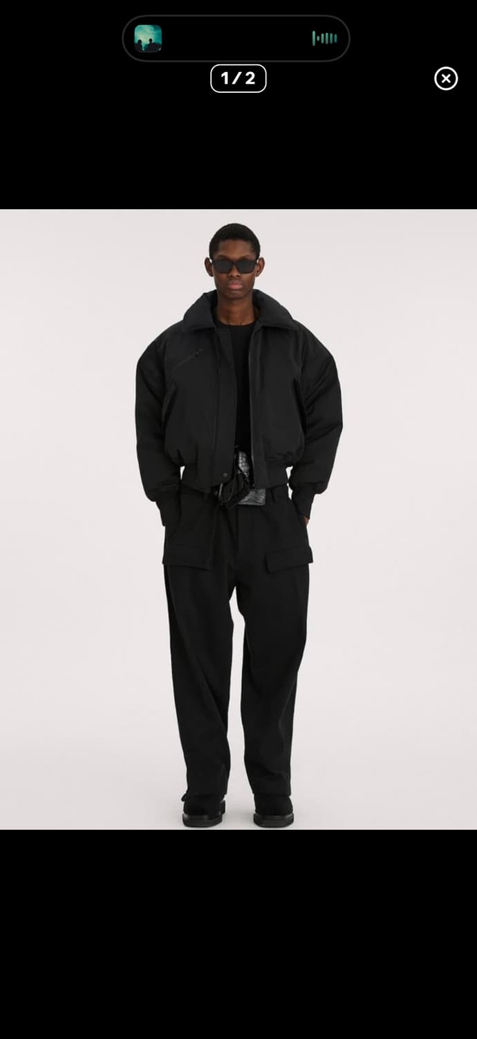 렉토 포코노 퀼티드 다운 숏패딩 자켓 블랙 M 상품이미지1