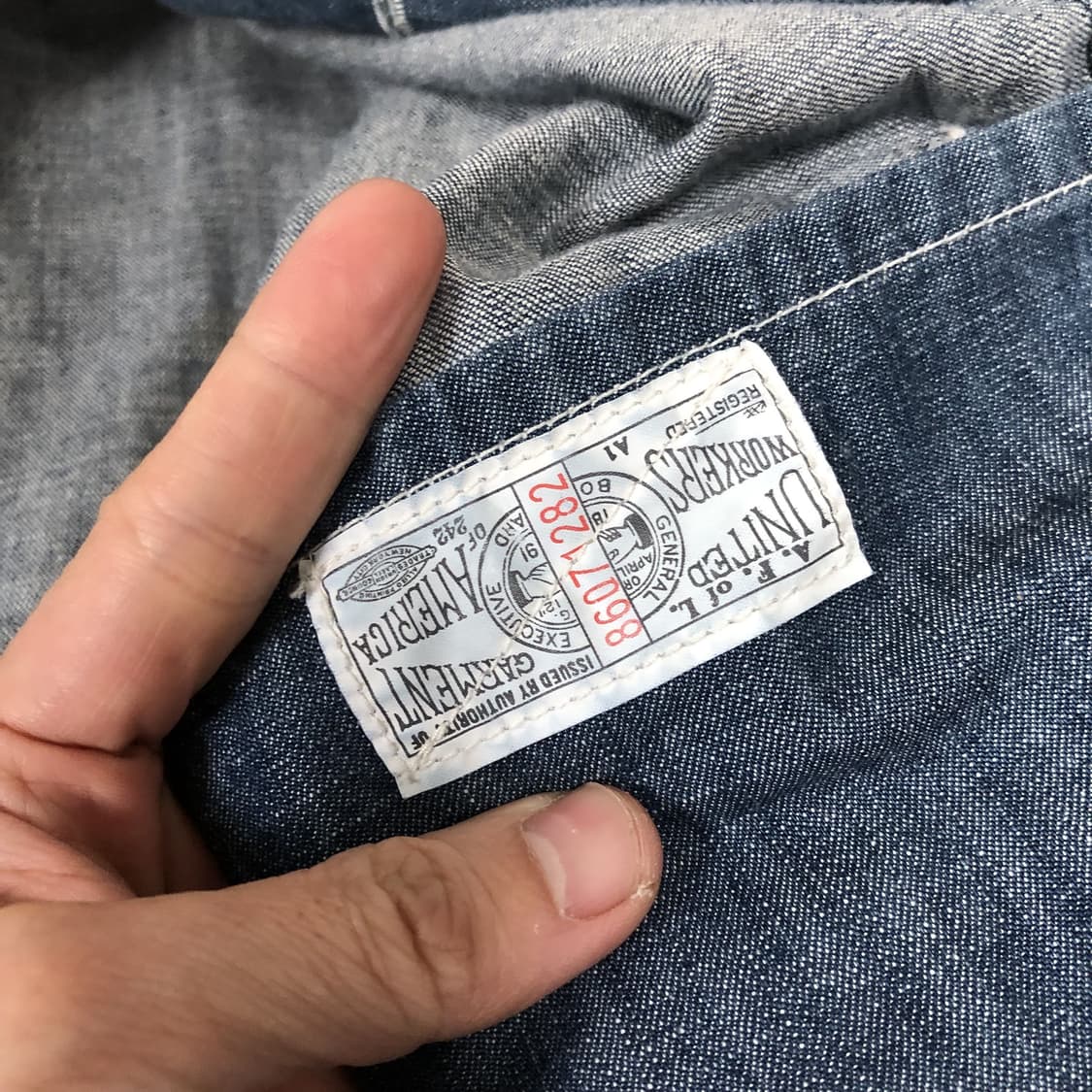 (M-L) 빅 유니온 BIG UNION 데님 워크 초어 자켓 상품이미지9