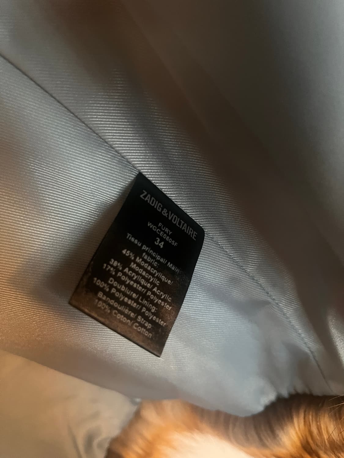 쟈딕앤볼테르 퍼 코트 상품이미지6