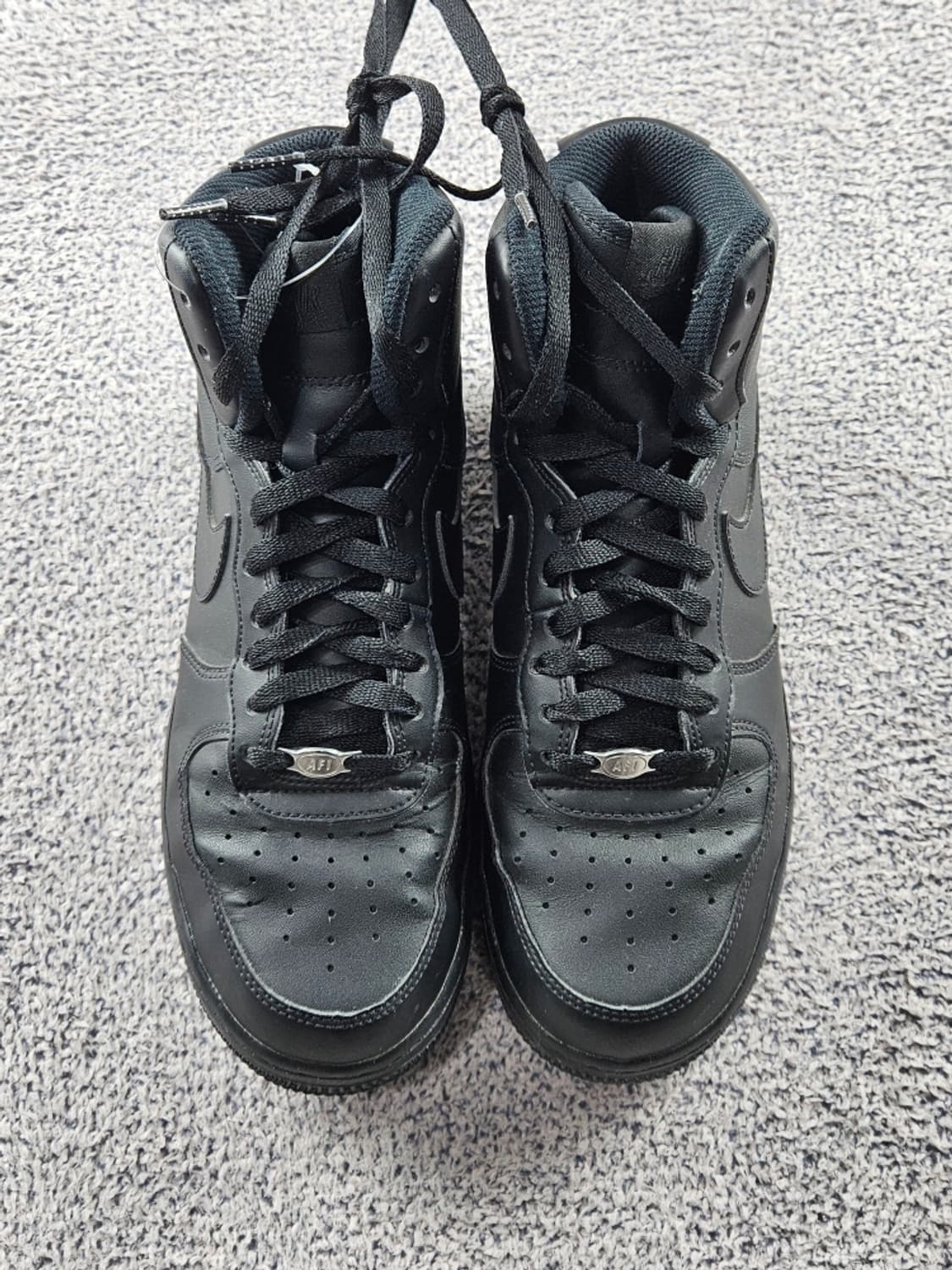 나이키 에어 포스 1 트리플 블랙 하이 스니커즈 (265MM)/11031 상품이미지2