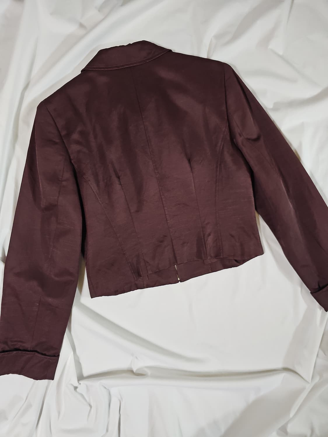 [9] 제라르다렐 빈티지 보르도 브라운 크롭 자켓 상품이미지6