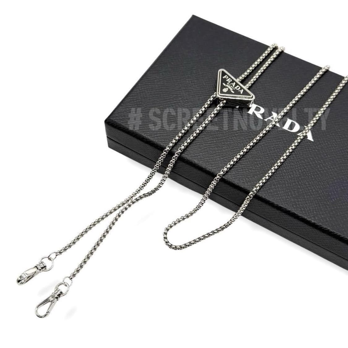 프라다 에어팟 스트랩 풀박스 블랙 상품이미지3