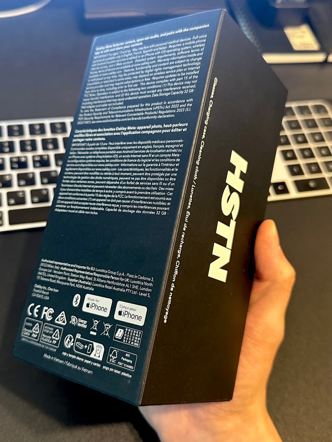 OAKLEY X META HSTN AI 안경 블랙 X 변색렌즈 : 풀박스 상품이미지7