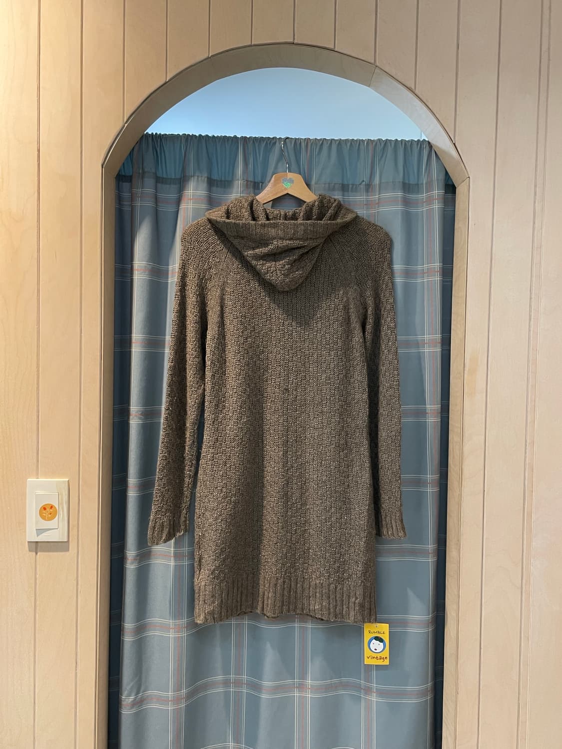 Muji 후드탈부착 알파카가디건 상품이미지4