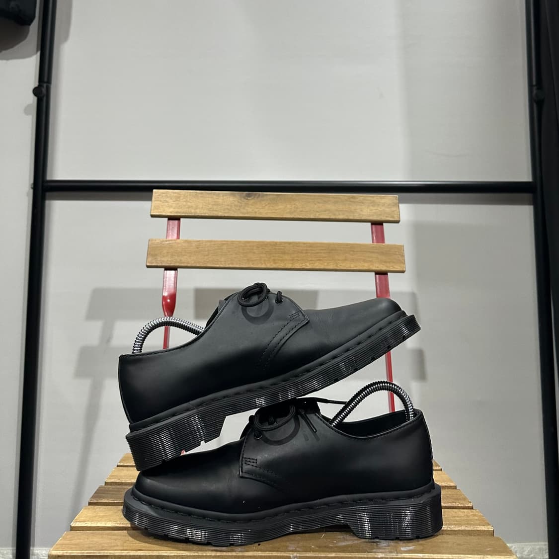 UK7) 닥터마틴 로퍼 남성 남자 구두 1461 모노 블랙 14345 상품이미지7