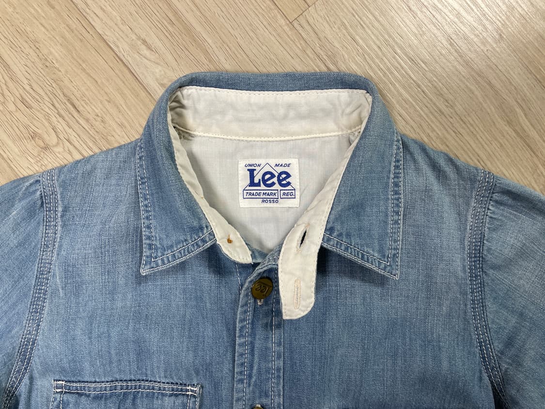 44~55) Lee 재팬 여성 연청워싱 데님 원피스자켓 상품이미지5