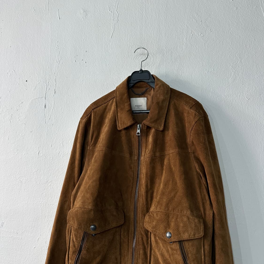 MANGO 망고 가죽 스웨이드 자켓 100-105 상품이미지2