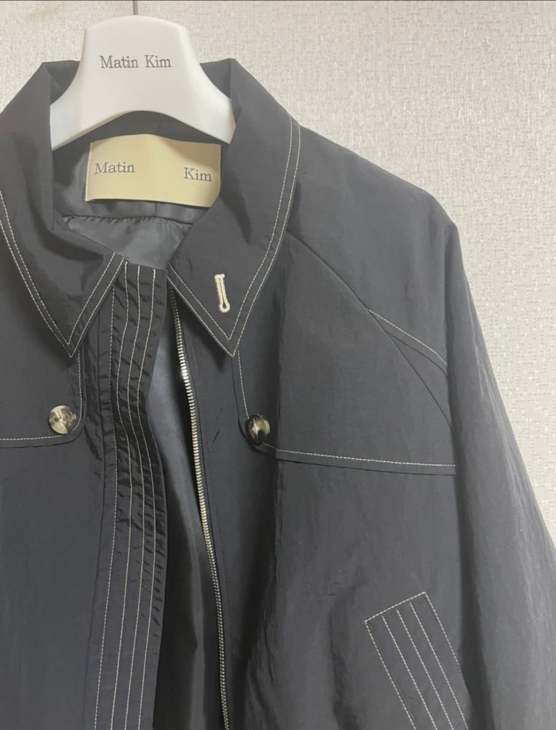마뗑킴 matinkim 봄버자켓 블랙 팔아요 상품이미지4