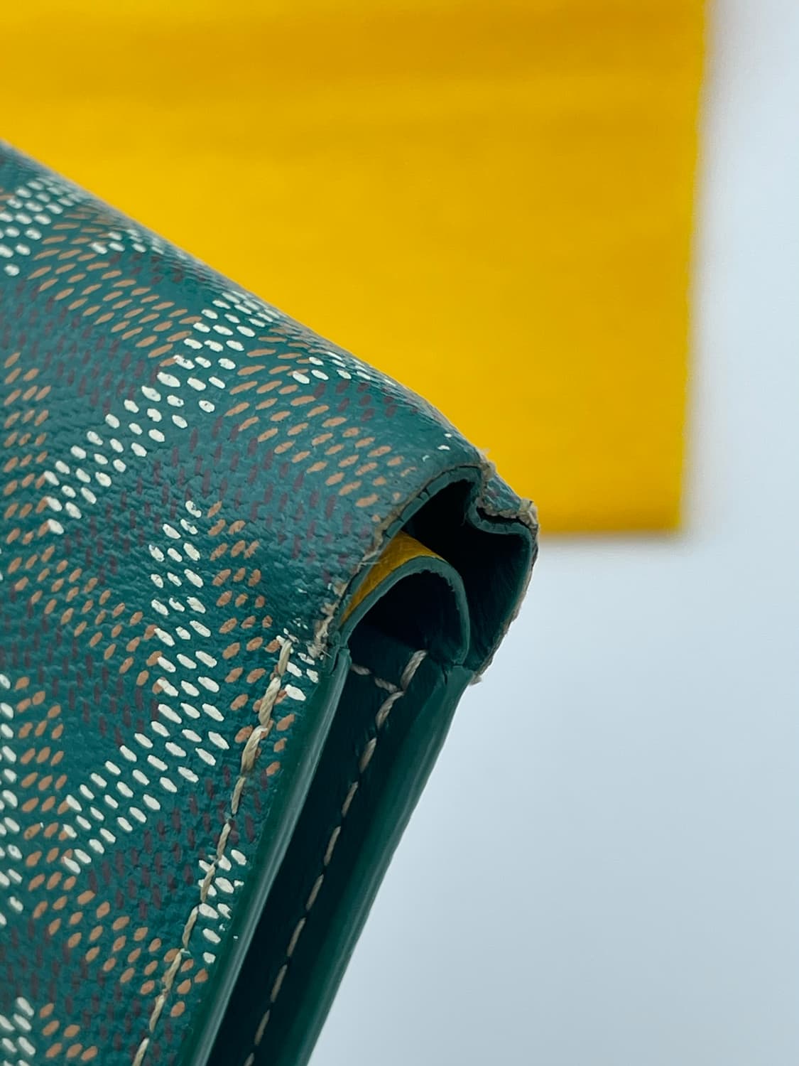 [ 정품 / 풀구성 ] 고야드 빅투와르 반지갑 스페셜 컬러 그린  상품이미지10