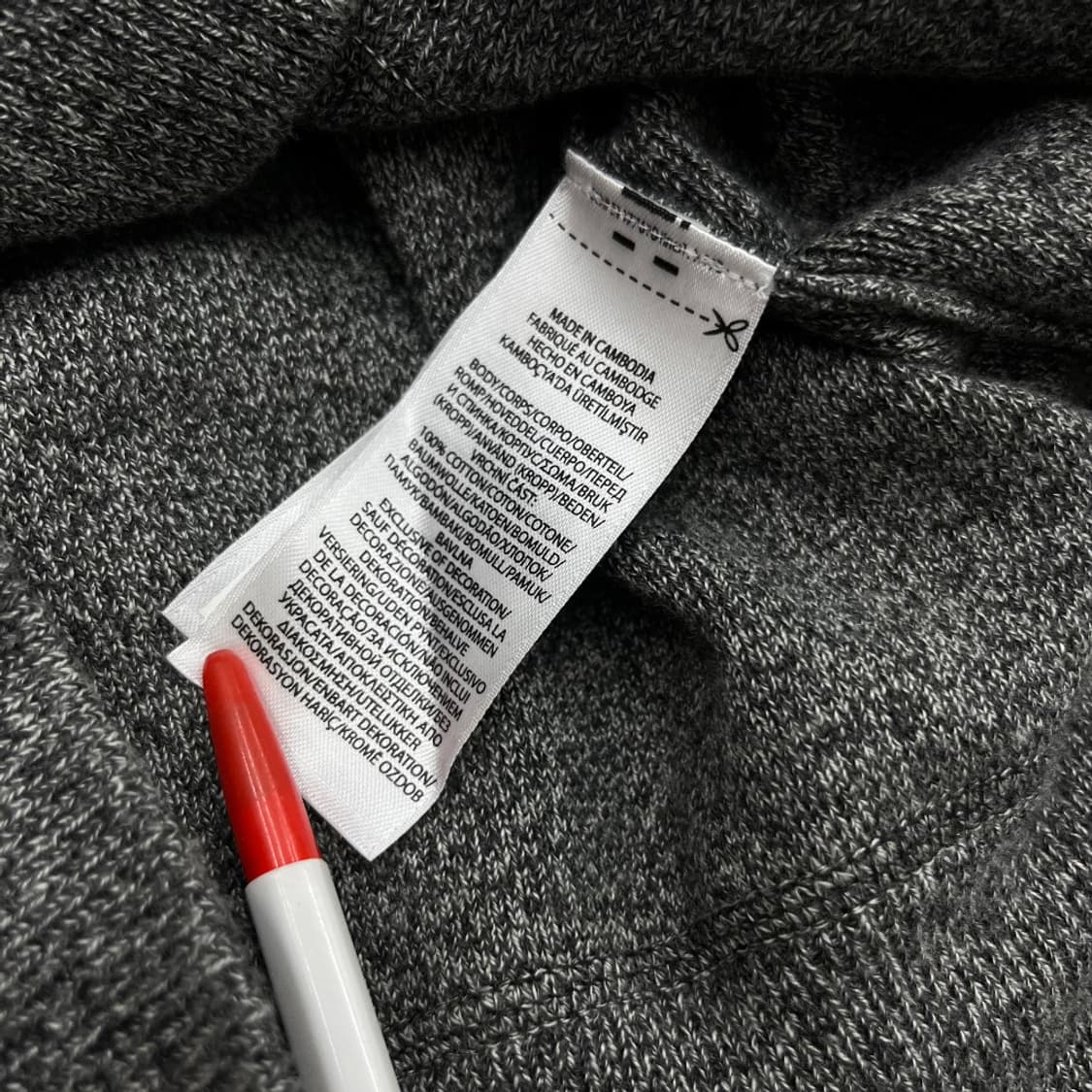 폴로 랄프로렌 레드포니 그레이 보카시 맨투맨 L 상품이미지5