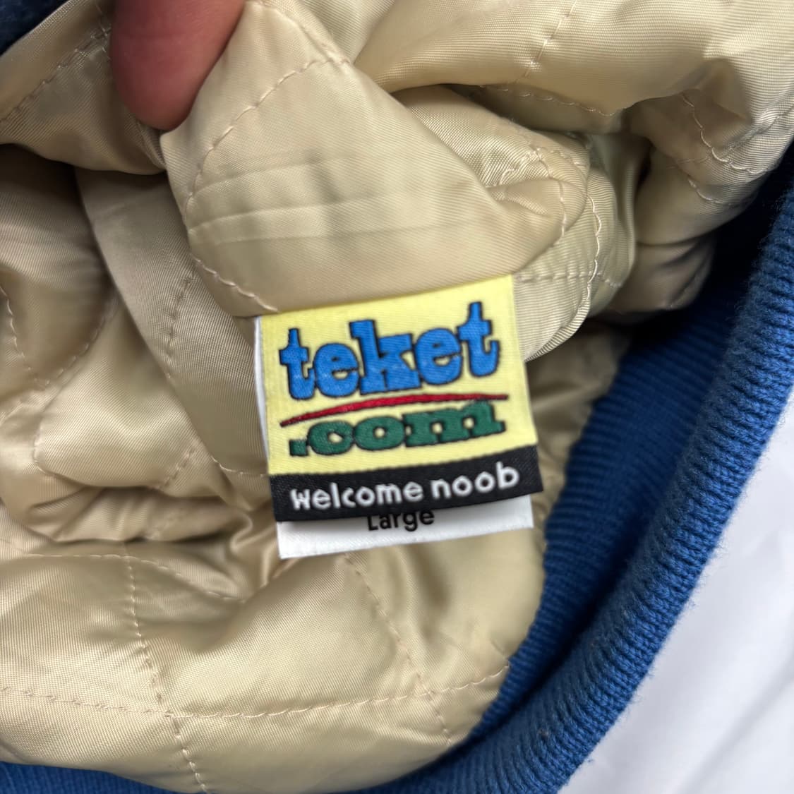 테켓 캐리 울 바시티 자켓 L 상품이미지7