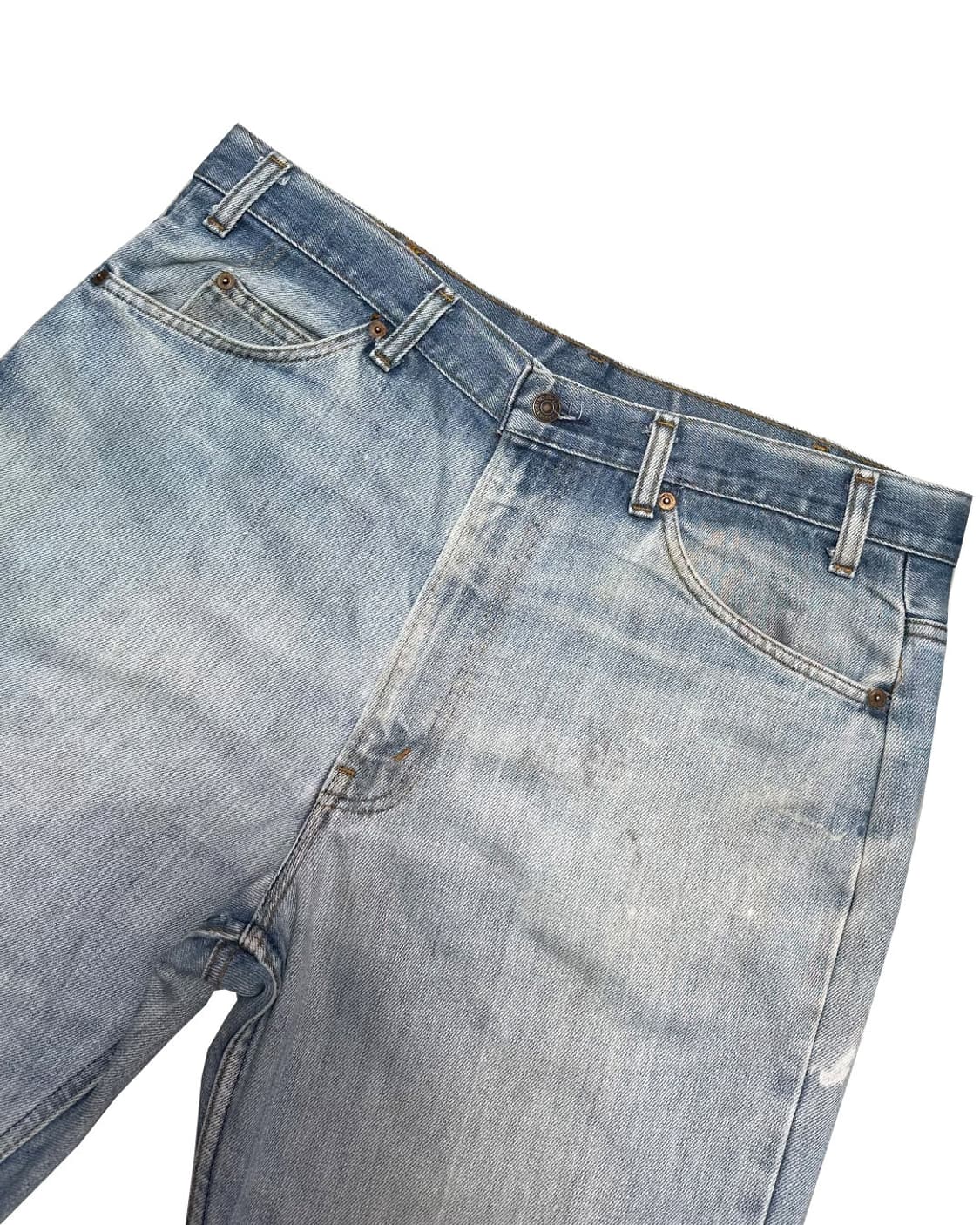 80s 리바이스517 부츠컷 오렌지탭 데님 팬츠 38x36 상품이미지3