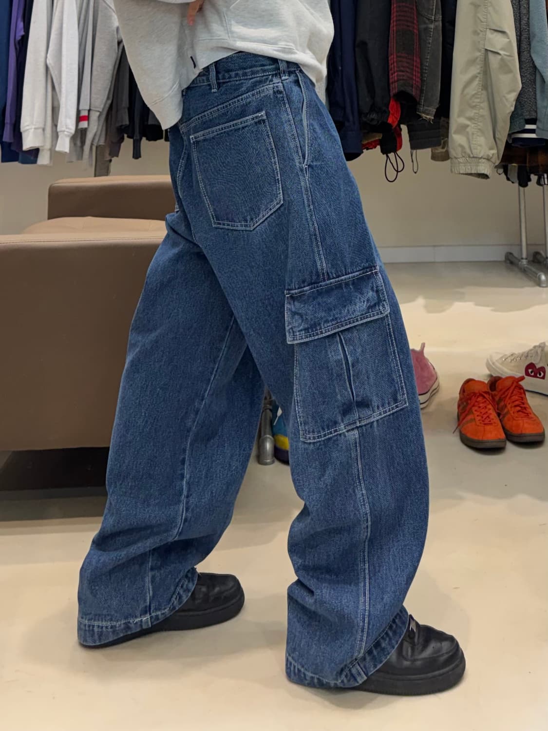 오베이 빅 위그 카고 데님팬츠 상품이미지8