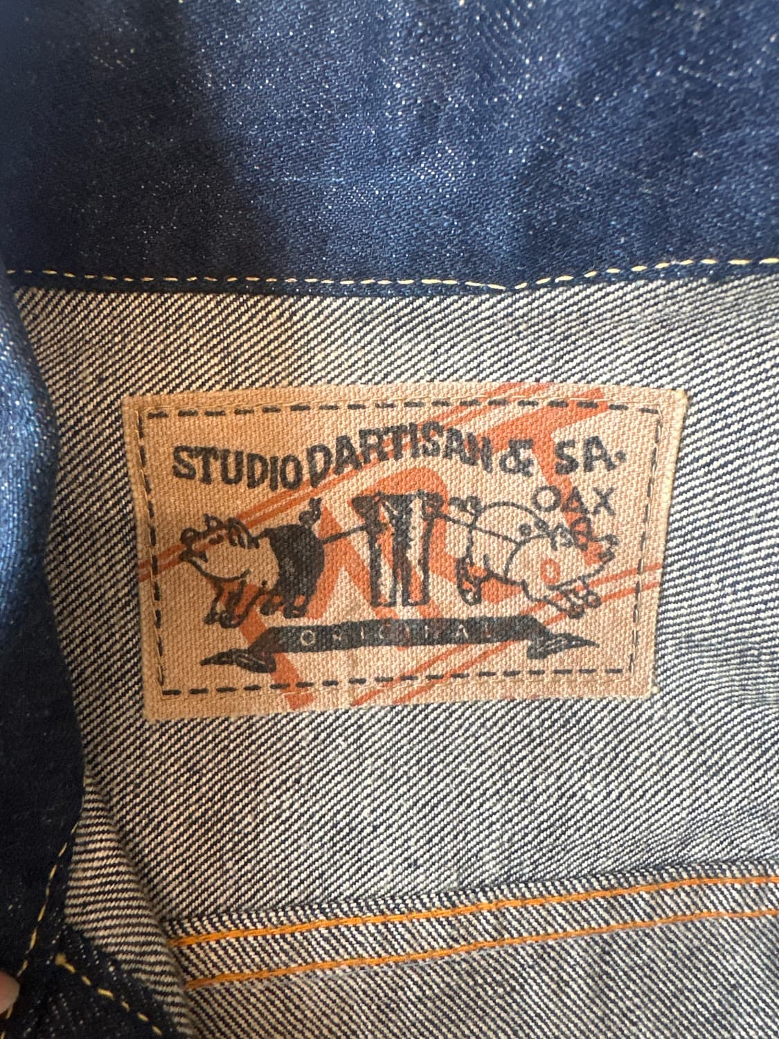 Studio D’Artisan Selvedge Denim Jacket 상품이미지5