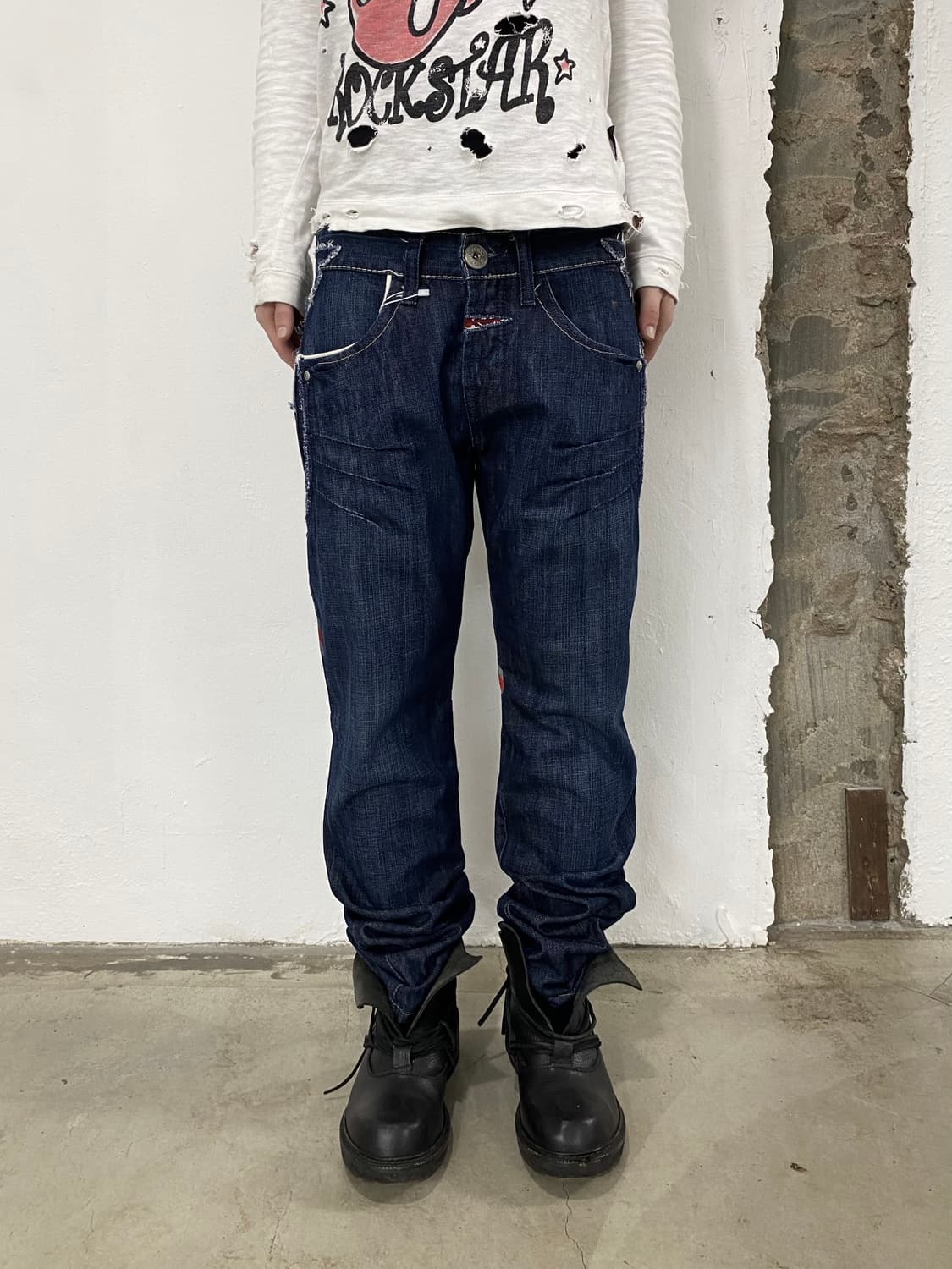 마리떼 프랑소와 저버 아메리칸 플래그 데님 팬츠 상품이미지2