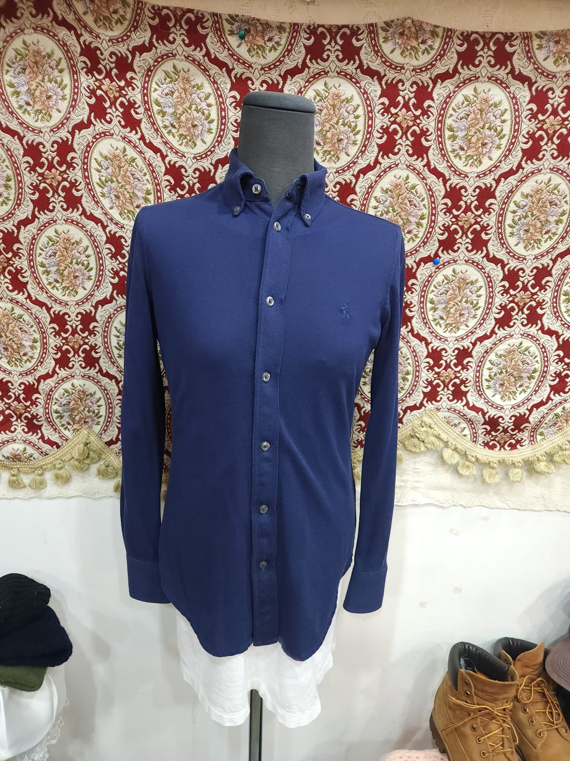 폴로 랄프로렌  네이비 니트 옥스포드 셔츠

 상품이미지1