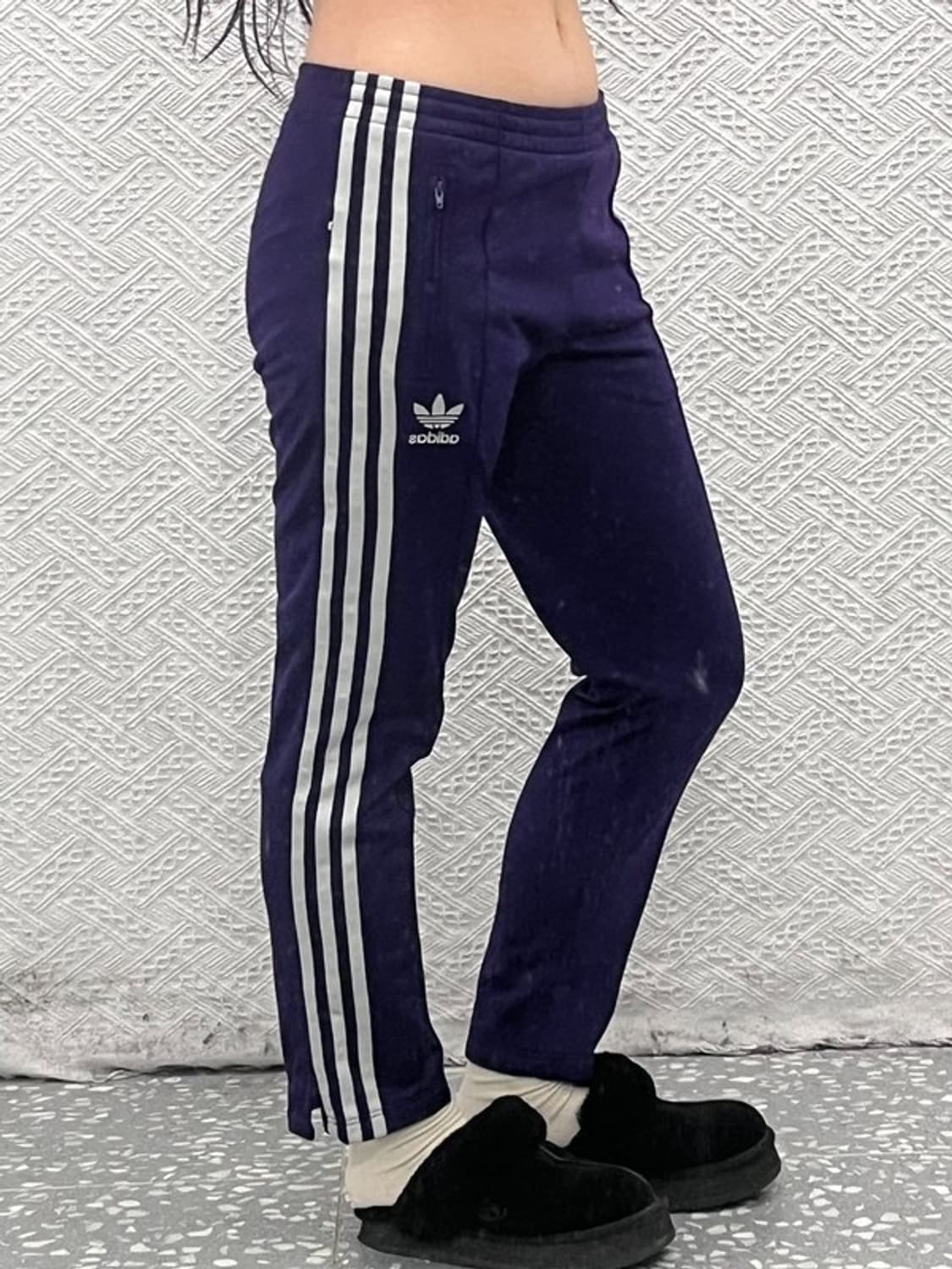 아디다스 Y2K 빈티지 파이어버드 퍼플 트랙팬츠 90 C08470 상품이미지1