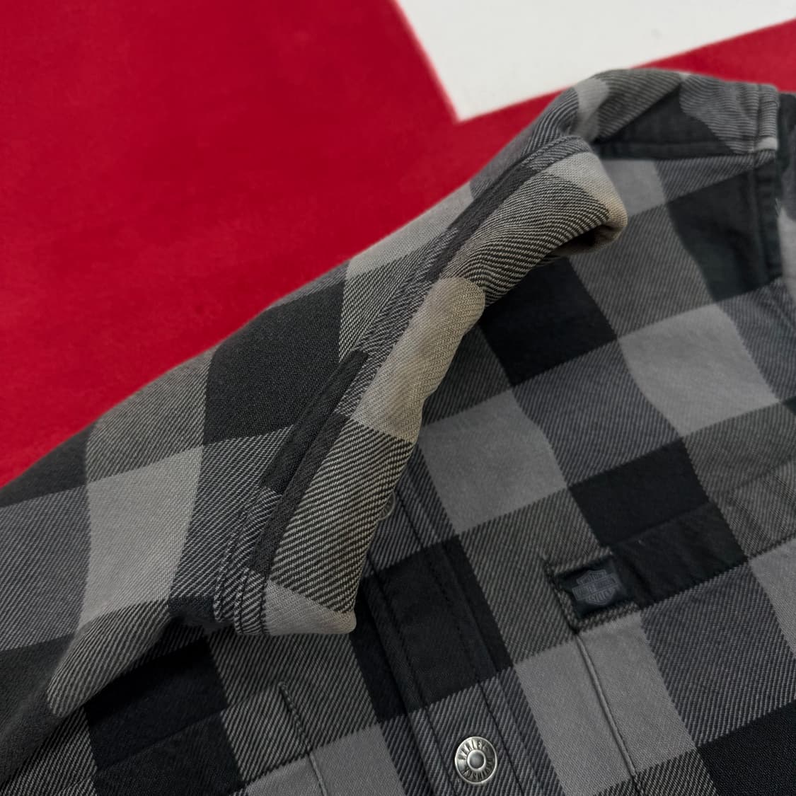 할리데이비슨 체크셔츠 M 상품이미지4