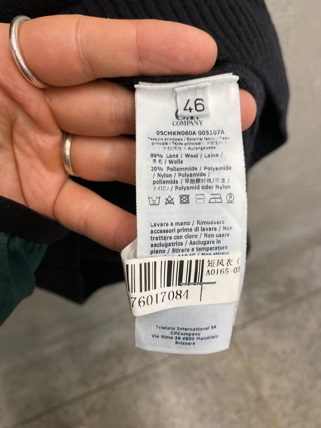 [46] C.P Company 씨피컴퍼니 하프집업 울 니트 상품이미지8