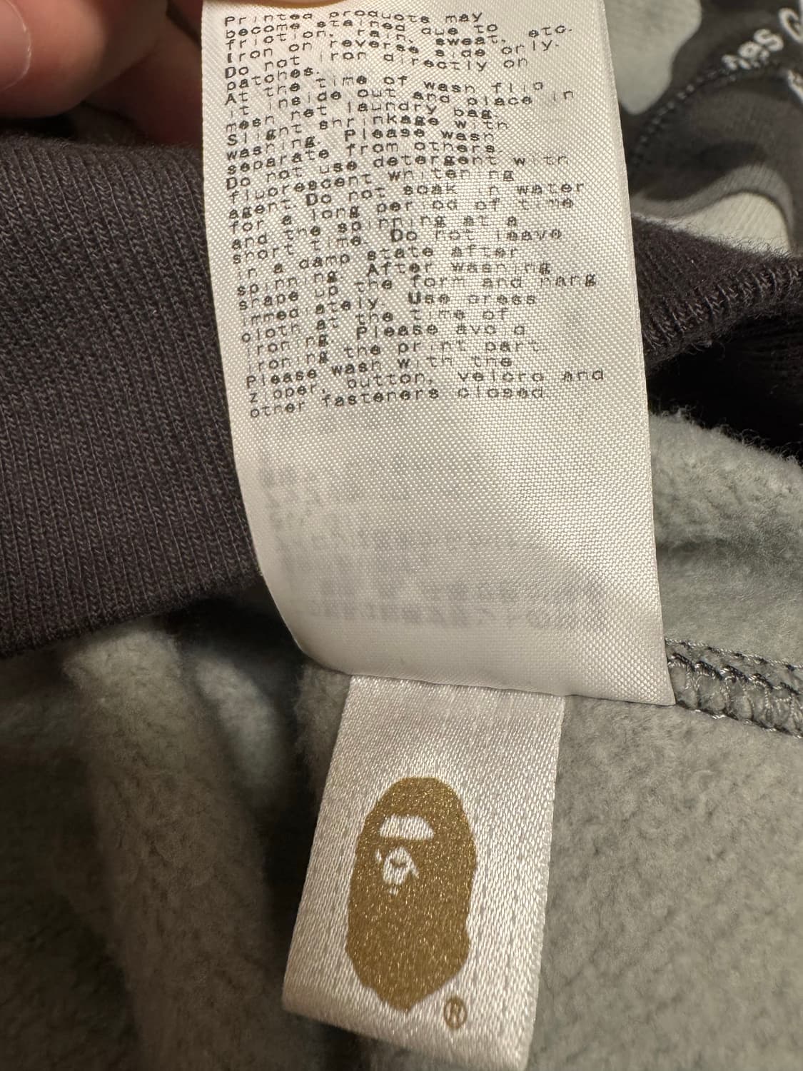 (M) 베이프 x  꼼데가르송 샤크 후드집업 상품이미지8