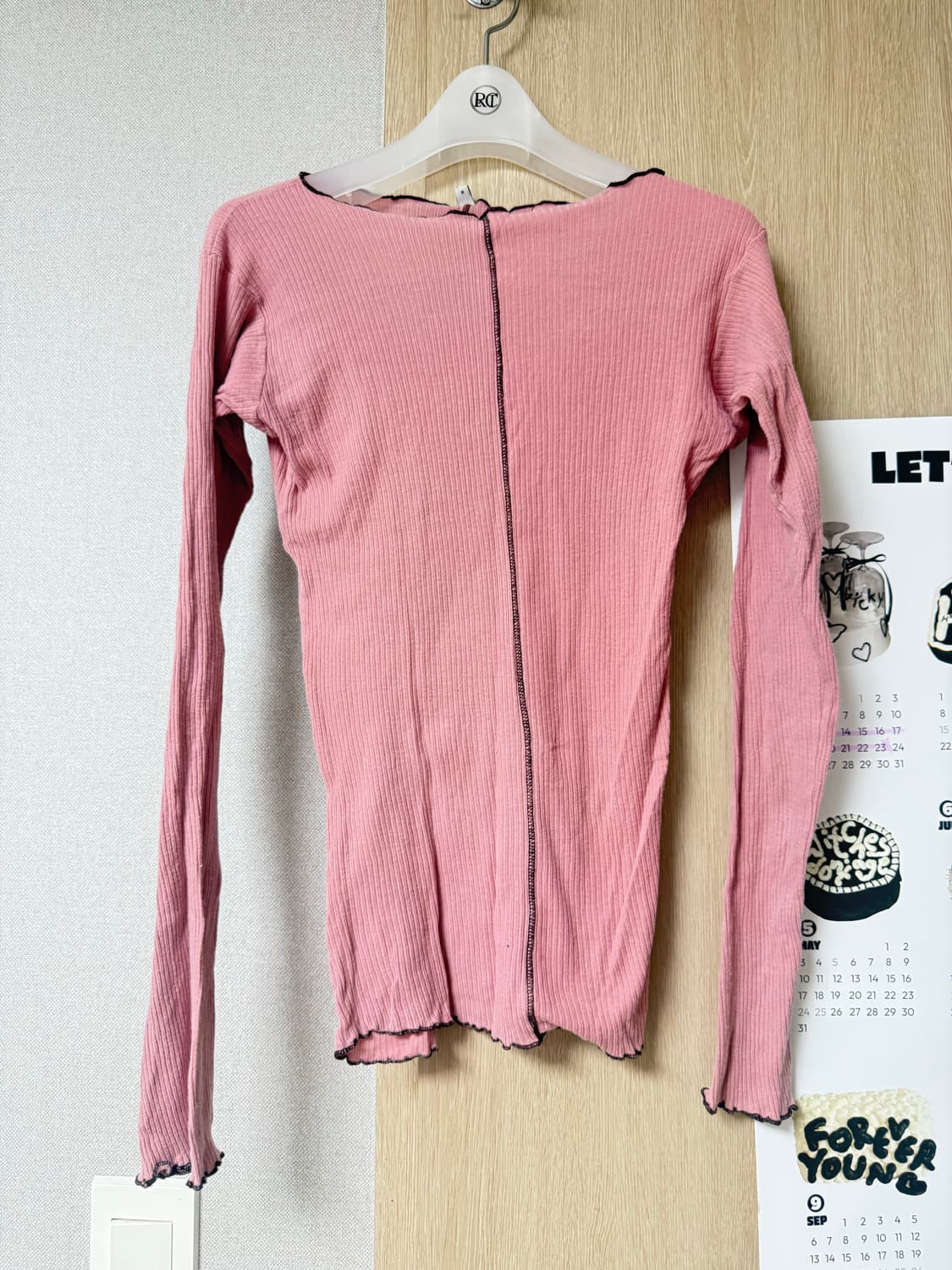 베이스레인지 핑크 탑  상품이미지1