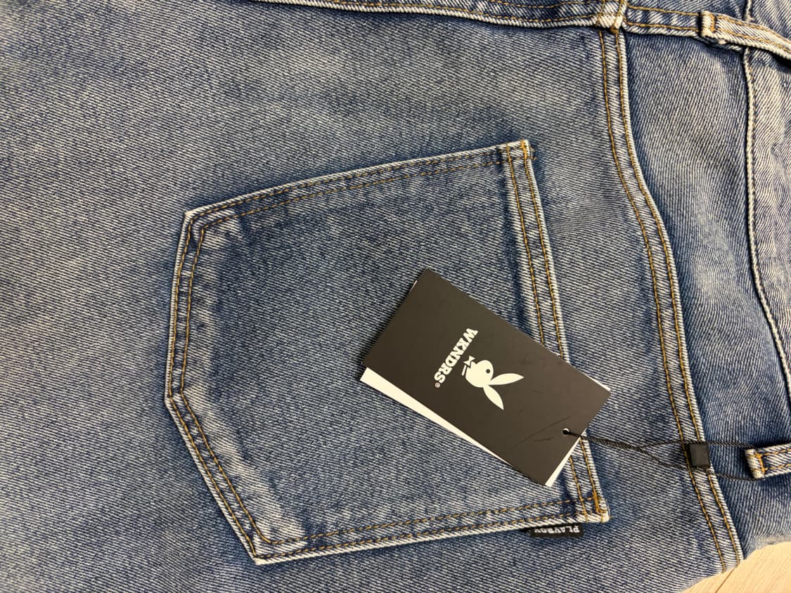 위캔더스 플레이보이 패치 데님 팬츠 (XL) 상품이미지3