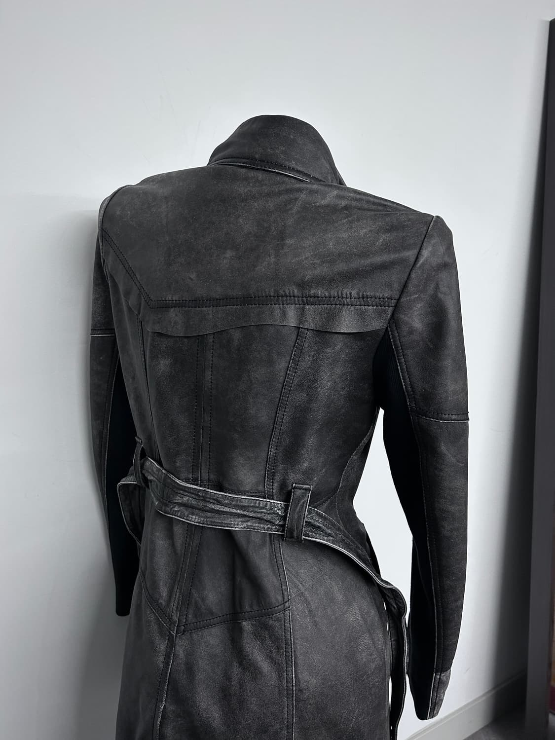 워싱 램스킨 아티저널 코트 상품이미지6