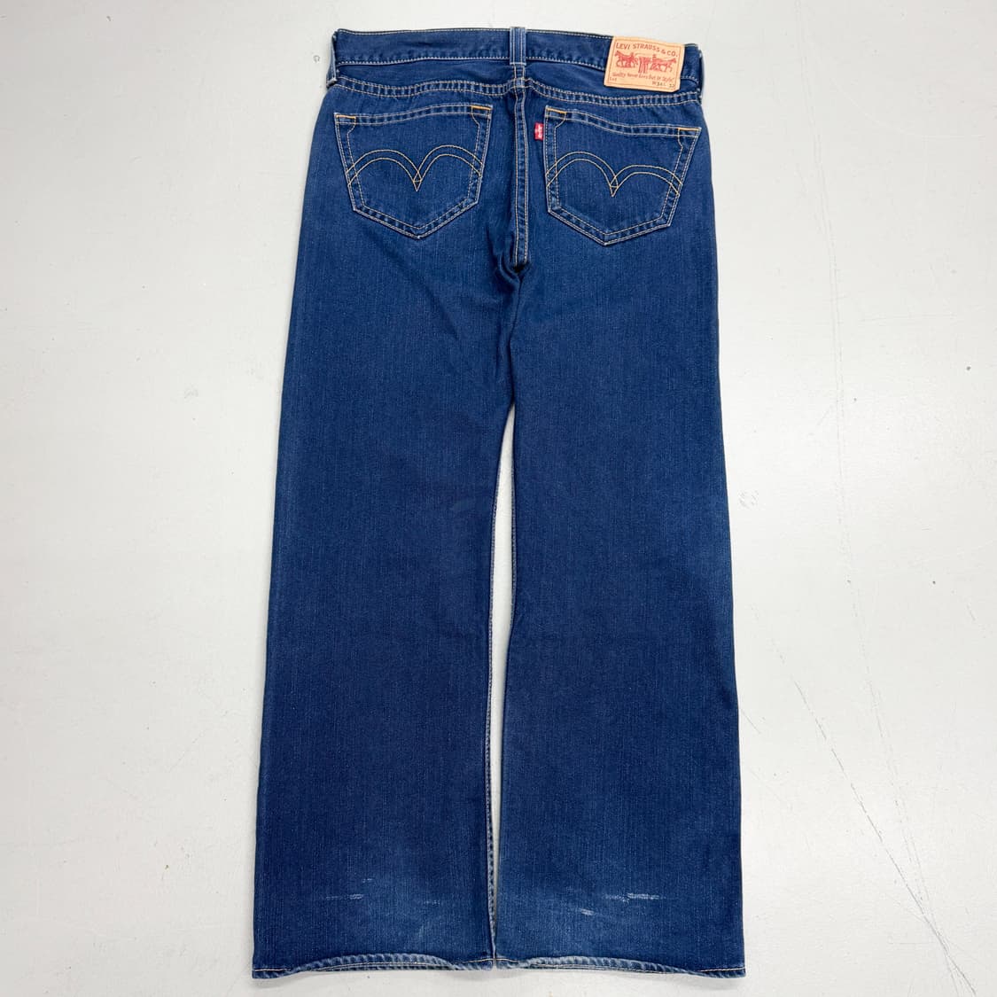 리바이스 00s 아이코닉 스트레이트 새깅 와이드 데님팬츠 상품이미지3