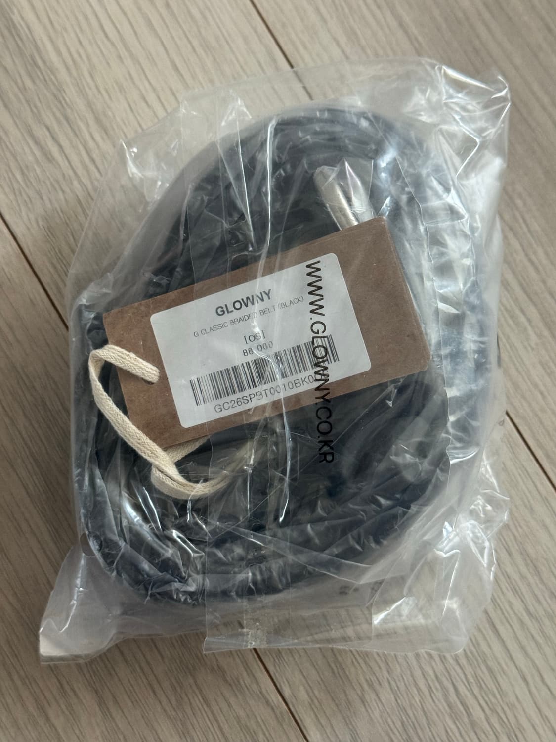 글로니 레더 브레이디드 벨트 상품이미지2