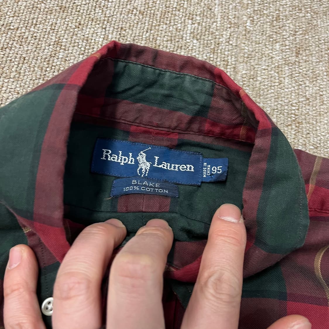 폴로 랄프로렌 체크셔츠 상품이미지7