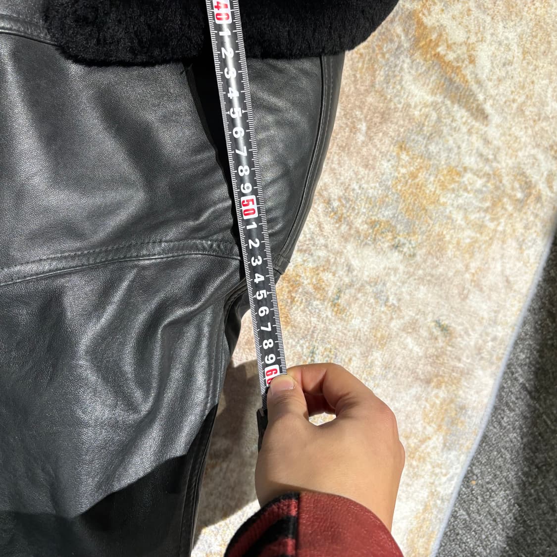 빈티지 양가죽 A-1 무스탕 자켓 상품이미지8