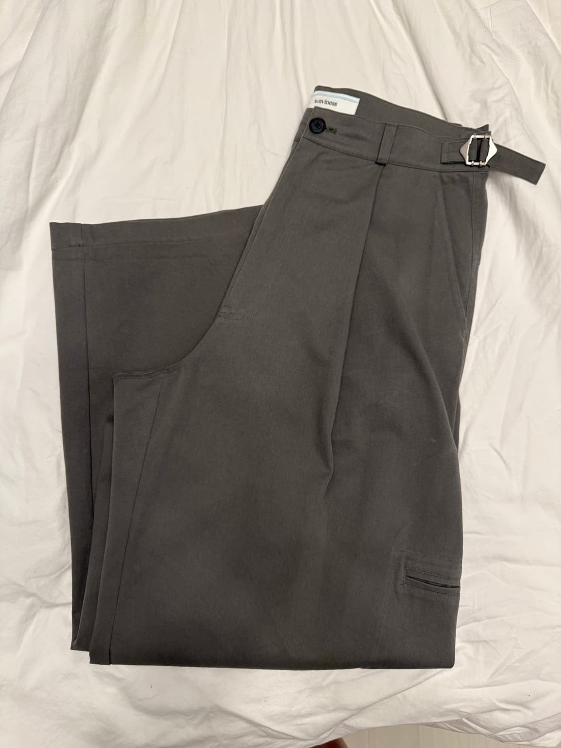 [2]웨이비니스 도슨트 치노 팬츠 차콜 팝니다 상품이미지2