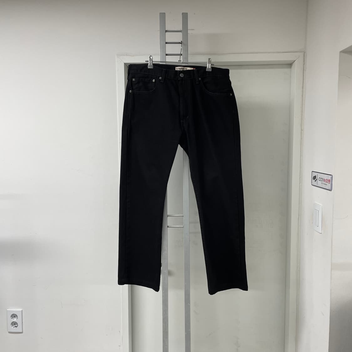 리바이스 505 블랙 데님 팬츠 W36 L32 상품이미지4