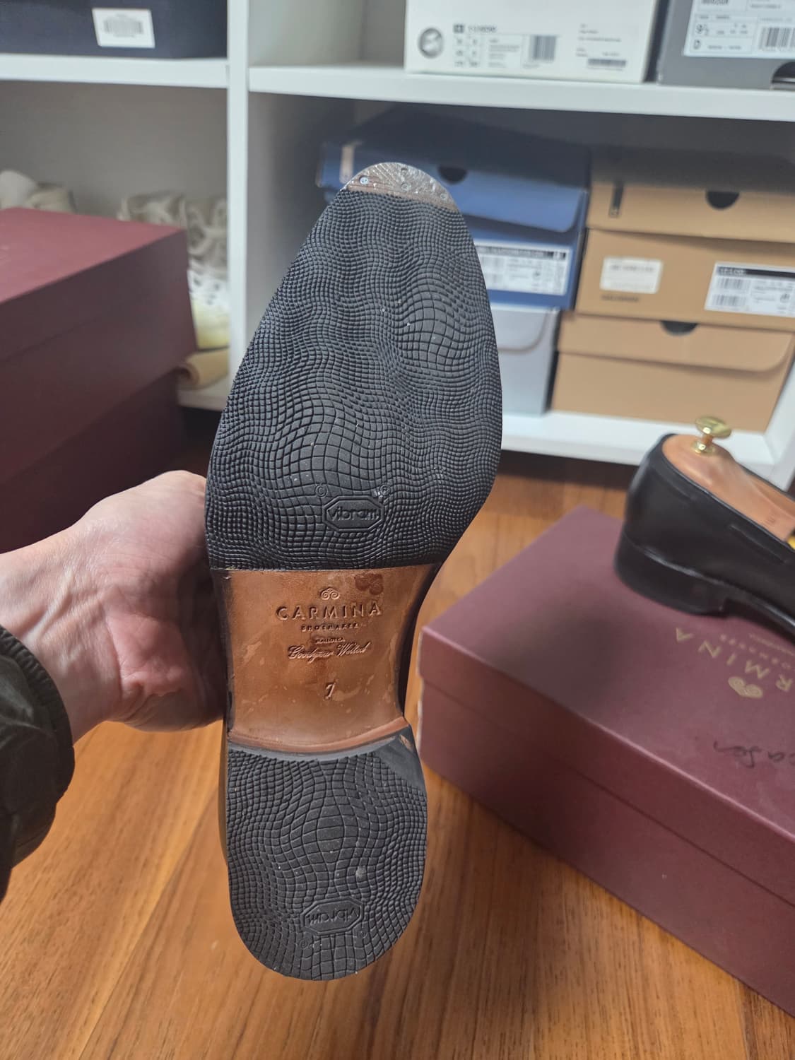 Carmina 블랙 태슬 로퍼 상품이미지4