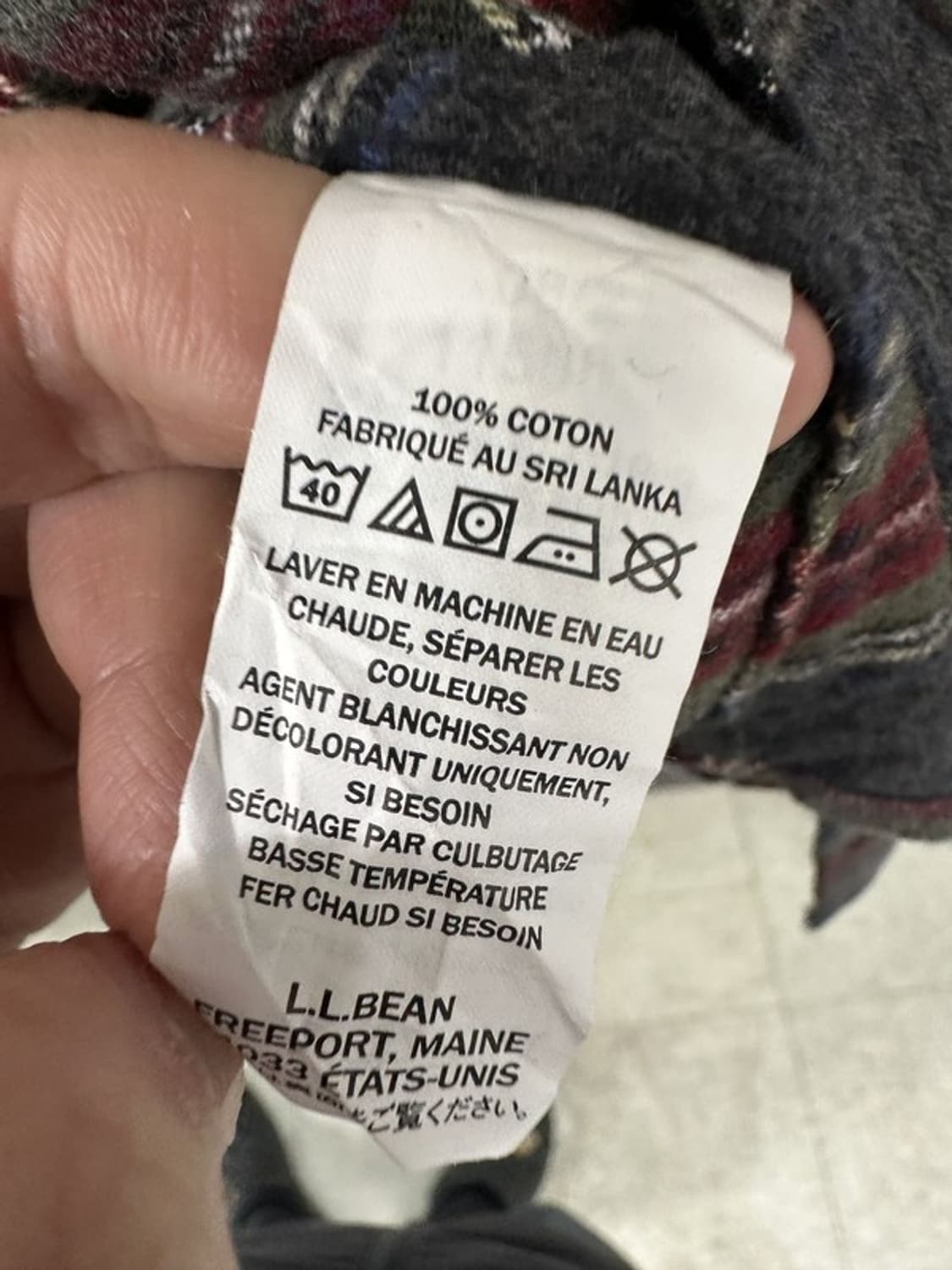 [L-TALL] L.L.BEAN 엘엘빈 코튼 체크플란넬 셔츠 상품이미지4